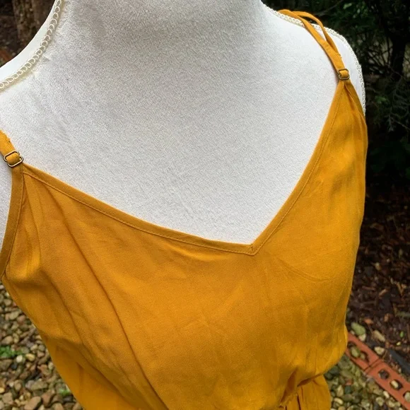 Forever 21 Yellow Sundress Maxi with Spaghetti Straps - Picture 5 of 5